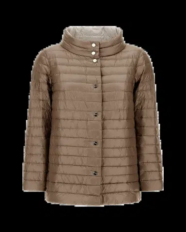 HERNO Reversible Ultra-Light Nylon A-Line Down Jacket | Thumbnail 2 HERNO Reversible Ultra-Light Nylon A-Line Down Jacket | Thumbnail 2