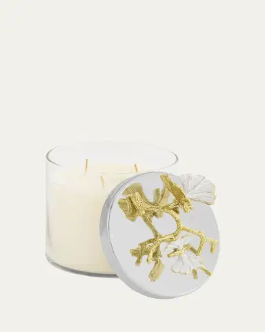Michael Aram Butterfly Ginkgo White & Gold Candle | Thumbnail 3 Michael Aram Butterfly Ginkgo White & Gold Candle | Thumbnail 3