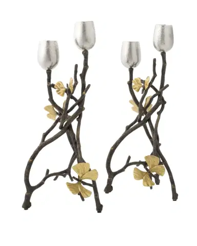 Michael Aram Butterfly Ginkgo Candleholder, Set of 2 | Thumbnail 1