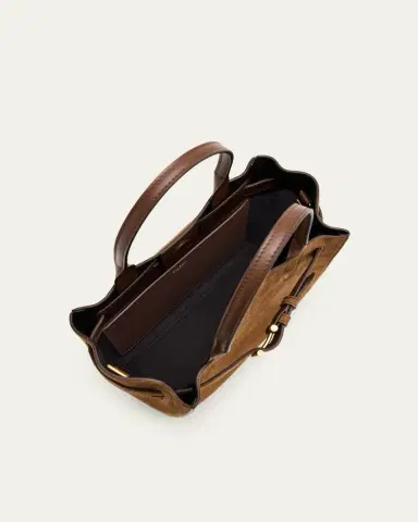 Tom Ford Audrey Small Belted Tote Bag in Suede | Thumbnail 4 Tom Ford Audrey Small Belted Tote Bag in Suede | Thumbnail 4