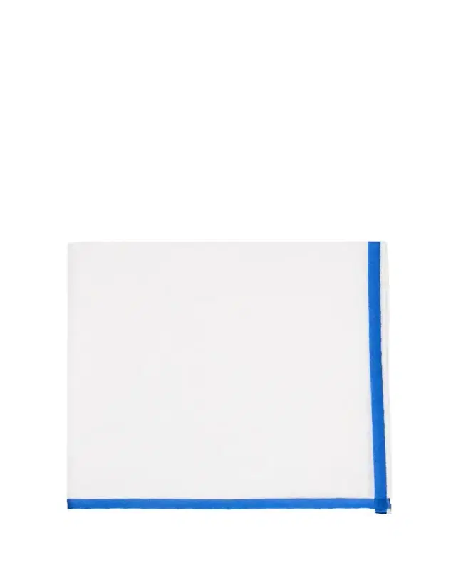 Men's Cotton Woven Color Edge Handkerchief