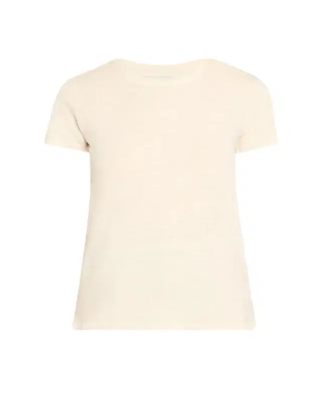 Crewneck Stretch Linen Tee