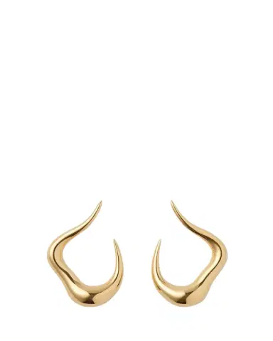 Fernando Jorge 18K Yellow Gold Bold Stream Open Small Earrings | Thumbnail 1 Fernando Jorge 18K Yellow Gold Bold Stream Open Small Earrings | Thumbnail 1