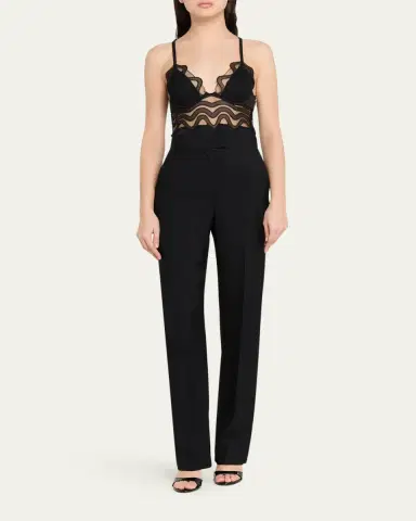 Livy Electra Embroidered Mesh & Microfiber Bodysuit | Thumbnail 2 Livy Electra Embroidered Mesh & Microfiber Bodysuit | Thumbnail 2