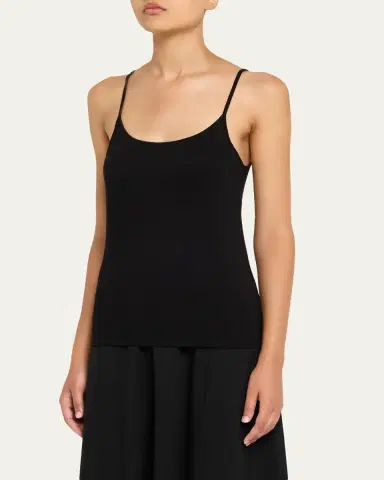 MAJESTIC FILATURES Soft Touch Scoop-Neck Tank Top | Thumbnail 4