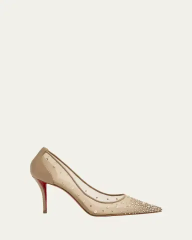 Christian Louboutin 80mm Miss Z Degrastra Embellished Mesh Pumps | Thumbnail 2 Christian Louboutin 80mm Miss Z Degrastra Embellished Mesh Pumps | Thumbnail 2
