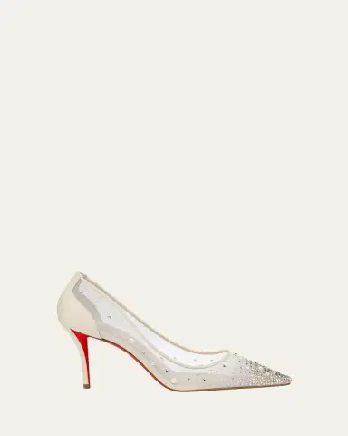 Christian Louboutin 80mm Miss Z Degrastra Embellished Mesh Pumps | Thumbnail 5 Christian Louboutin 80mm Miss Z Degrastra Embellished Mesh Pumps | Thumbnail 5