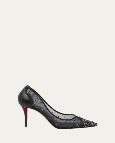 Christian Louboutin 80mm Miss Z Degrastra Embellished Mesh Pumps | Thumbnail 6 Christian Louboutin 80mm Miss Z Degrastra Embellished Mesh Pumps | Thumbnail 6
