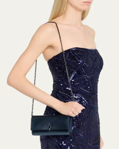 Christian Louboutin Bettina Wallet on Chain in Laminated Nappa Leather | Thumbnail 2 Christian Louboutin Bettina Wallet on Chain in Laminated Nappa Leather | Thumbnail 2