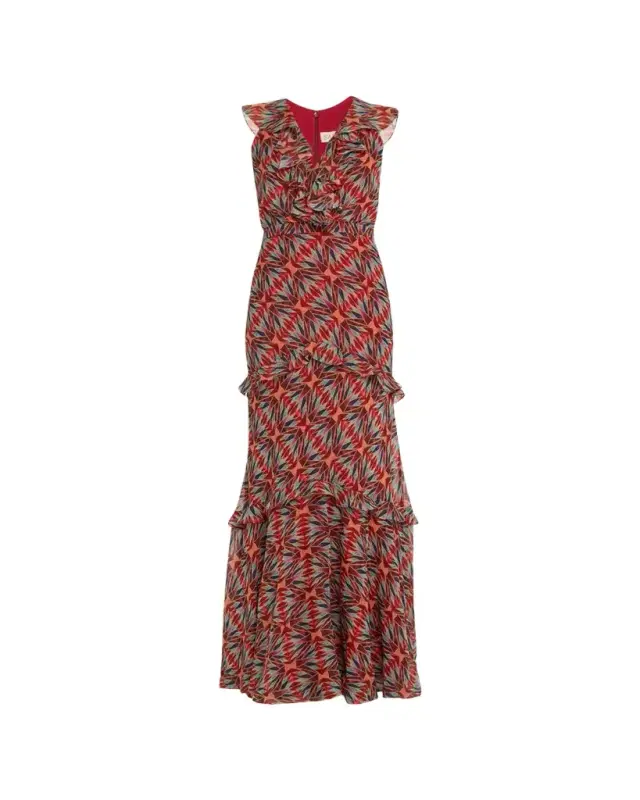 Rita Tiered Ruffle Cocktail Dress