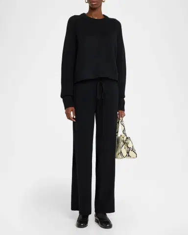 Lisa Yang Omi Cashmere Knit Straight-Leg Ankle Trousers | Thumbnail 6 Lisa Yang Omi Cashmere Knit Straight-Leg Ankle Trousers | Thumbnail 6