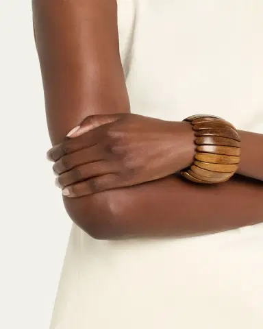 ben-amun Stretch Wooden Bracelet | Thumbnail 2