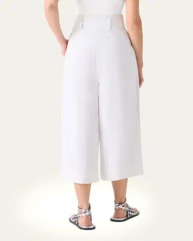 Akris punto Fiorella Linen Wide-Leg Culotte Pants | Thumbnail 3 Akris punto Fiorella Linen Wide-Leg Culotte Pants | Thumbnail 3