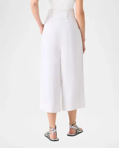 Akris punto Fiorella Linen Wide-Leg Culotte Pants | Thumbnail 7 Akris punto Fiorella Linen Wide-Leg Culotte Pants | Thumbnail 7