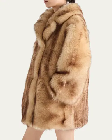 Prada Lamb Shearling Oversized Coat | Thumbnail 4
