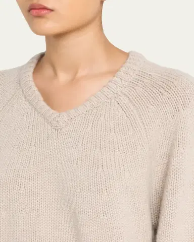 Lisa Yang Oia Cashmere V-Neck Sweater | Thumbnail 5