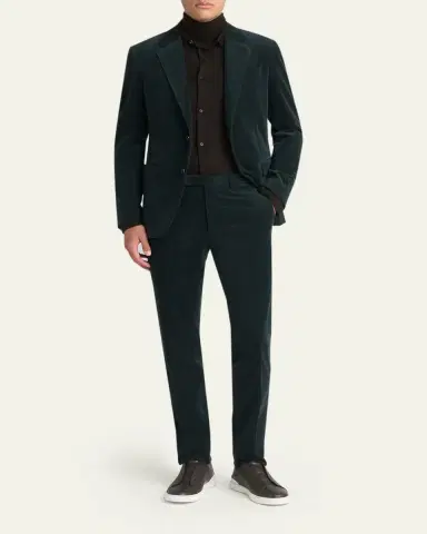 ZEGNA Men's Corduroy Two-Piece Suit | Thumbnail 2