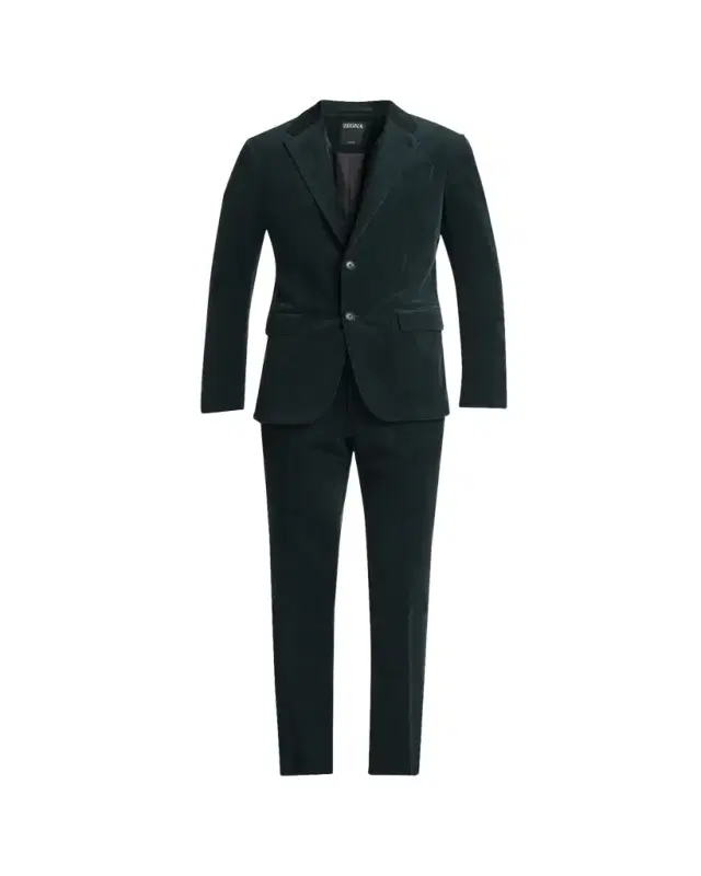 ZEGNA Men's Corduroy Two-Piece Suit