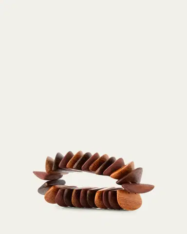 ben-amun Stretch Two-Tone Wooden Bracelet | Thumbnail 4