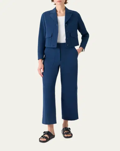 Akris punto Cotton Seersucker Jacket | Thumbnail 2 Akris punto Cotton Seersucker Jacket | Thumbnail 2