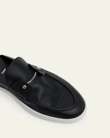 Christian Louboutin Men's Chanme Leather Slides | Thumbnail 6