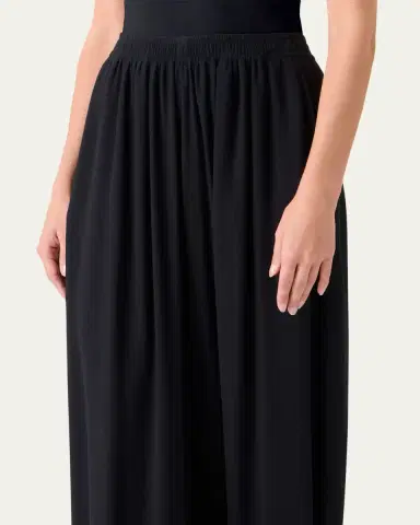 Akris punto Viscose Crepe Wide-Leg Pull-On Balloon Pants | Thumbnail 5 Akris punto Viscose Crepe Wide-Leg Pull-On Balloon Pants | Thumbnail 5