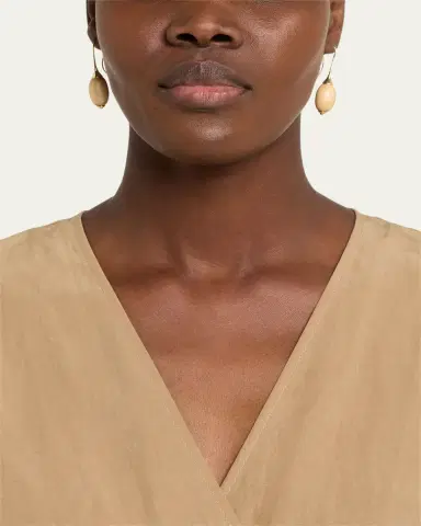 Ben-Amun Small Wooden Drop Earrings | Thumbnail 2