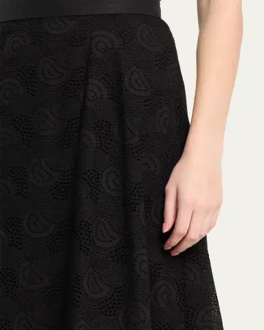 Akris Orbit Broderie Anglaise Midi Skirt | Thumbnail 5 Akris Orbit Broderie Anglaise Midi Skirt | Thumbnail 5