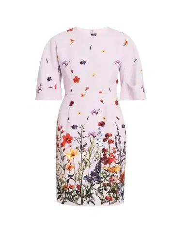 Rickie Freeman for Teri Jon Floral-Print Crepe Column Dress | Thumbnail 1 Rickie Freeman for Teri Jon Floral-Print Crepe Column Dress | Thumbnail 1