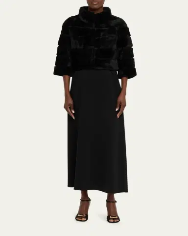 Gorski Lamb Shearling Bolero Jacket | Thumbnail 2 Gorski Lamb Shearling Bolero Jacket | Thumbnail 2