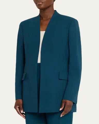 Akris Alvar Open Tailored Jacket | Thumbnail 4 Akris Alvar Open Tailored Jacket | Thumbnail 4
