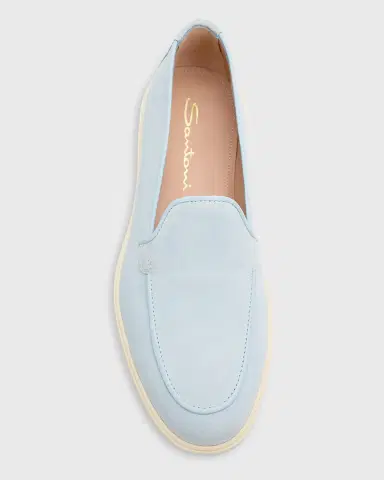 Santoni Suede Loafers | Thumbnail 10 Santoni Suede Loafers | Thumbnail 10