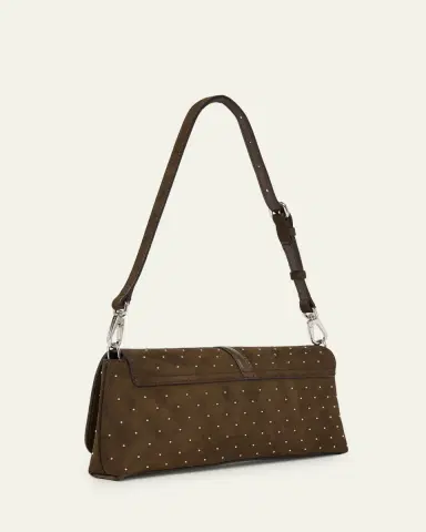 Stella McCartney Ryder Faux Suede Pochette Shoulder Bag | Thumbnail 3