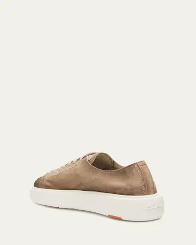 Santoni Clean Icon Suede Low-Top Sneakers | Thumbnail 2