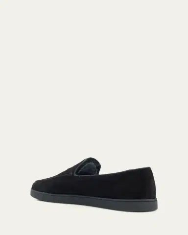 Church's Men's Pebbles Shearling-Lined Suede Loafers | Thumbnail 4 Church's Men's Pebbles Shearling-Lined Suede Loafers | Thumbnail 4