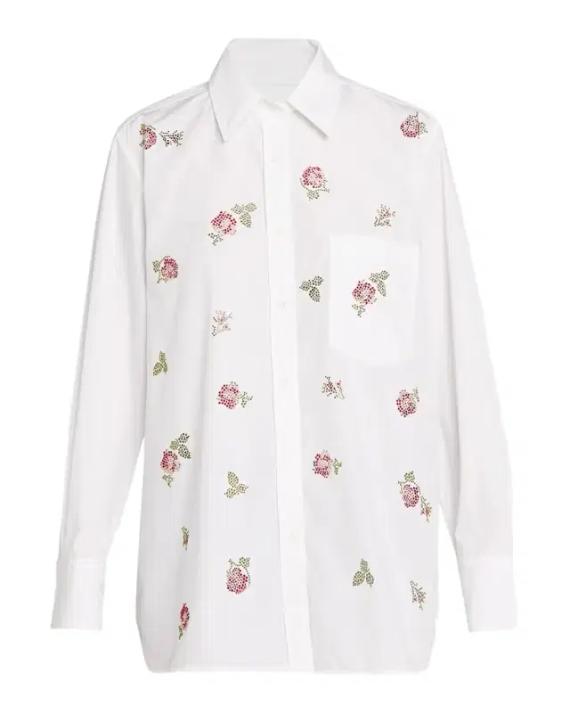 Florecita Embellished Artisan Shirt