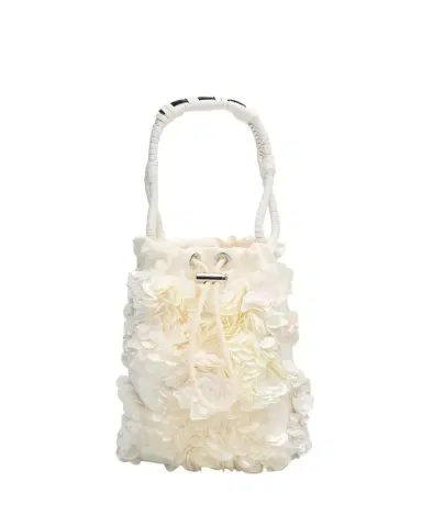 Plan C Sequin Floral Applique Bucket Bag | Thumbnail 1 Plan C Sequin Floral Applique Bucket Bag | Thumbnail 1