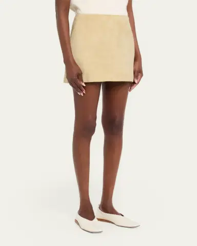 ARMA Melody A-Line Suede Mini Skirt | Thumbnail 12 ARMA Melody A-Line Suede Mini Skirt | Thumbnail 12