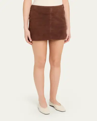 ARMA Melody A-Line Suede Mini Skirt | Thumbnail 8 ARMA Melody A-Line Suede Mini Skirt | Thumbnail 8