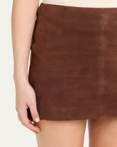 ARMA Melody A-Line Suede Mini Skirt | Thumbnail 9 ARMA Melody A-Line Suede Mini Skirt | Thumbnail 9