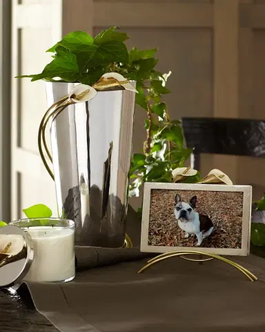 Michael Aram Calla Lily Easel Picture Frame, 4" x 6" | Thumbnail 2