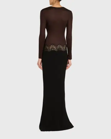Christopher Esber Open-Twist Lace Long-Sleeve Dress | Thumbnail 7 Christopher Esber Open-Twist Lace Long-Sleeve Dress | Thumbnail 7