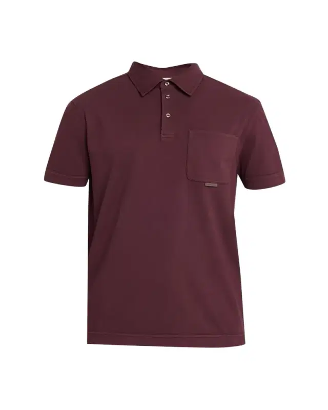 en's Short-Sleeved Cotton Polo Shirt