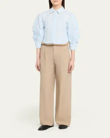 SIMKHAI Boone Stripe Combo Shirt | Thumbnail 2