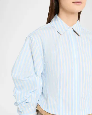 SIMKHAI Boone Stripe Combo Shirt | Thumbnail 9