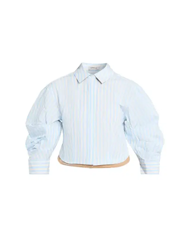 SIMKHAI Boone Stripe Combo Shirt