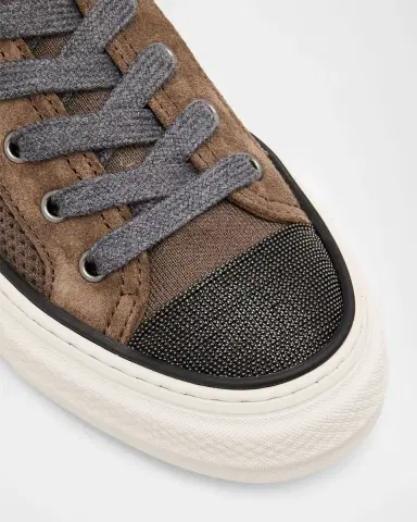 Brunello Cucinelli Monili Knit Low-Top Sneakers | Thumbnail 4 Brunello Cucinelli Monili Knit Low-Top Sneakers | Thumbnail 4