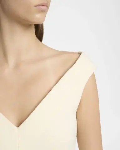 Proenza Schouler Mariam Wool Scuba V-Neck Top | Thumbnail 9