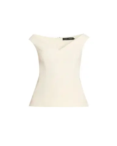 Proenza Schouler Mariam Wool Scuba V-Neck Top | Thumbnail 1