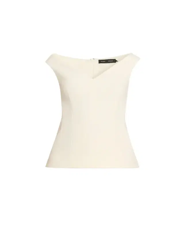 Proenza Schouler Mariam Wool Scuba V-Neck Top